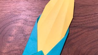 折り紙 食べ物の折り方 簡単 とうもろこしの作り方 Kumaーlife