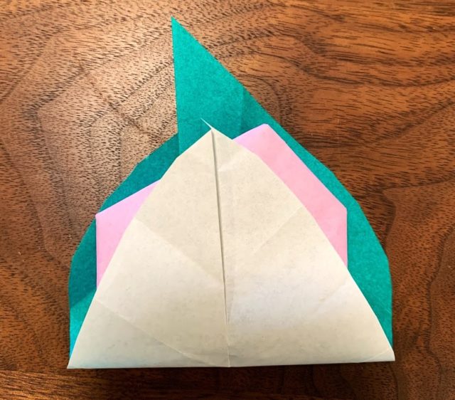 折り紙 食べ物の折り方 簡単 さくらもちの作り方 Kumaーlife